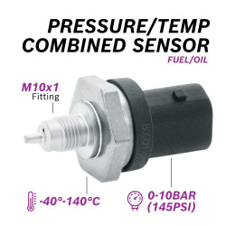 Sensor temperatura e pressão óleo Bosch