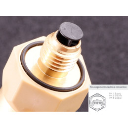 Sensor pressão e temperatura 10bar / 160 deg C  (Digital PWM)